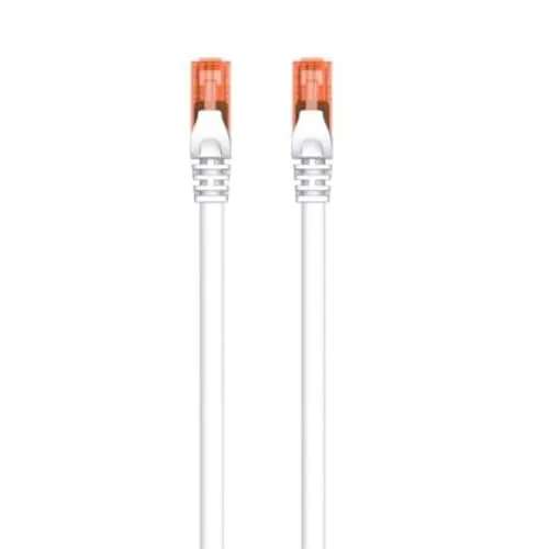 Ewent EW-6U-050W Netzwerk-Patchkabel CAT 6 U/UTP, AWG 24/7, 2 RJ45-Anschlüsse, 5 m, Weiß