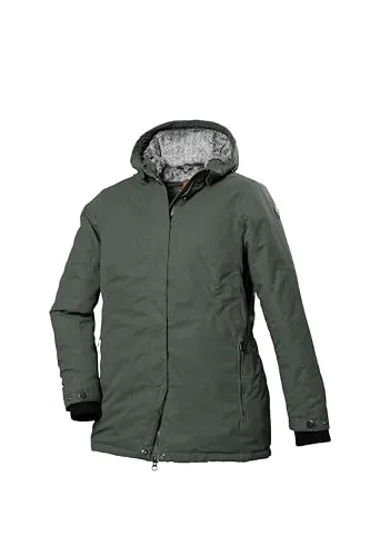 STOY Damen Funktionsjacke mit Kapuze - Große Größen STW 4 WMN JCKT, dunkelmint, 52, 41913-000