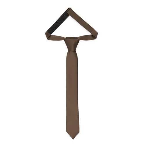 Ladeheid Kinder Krawatte für Jungen in braun von Ladeheid