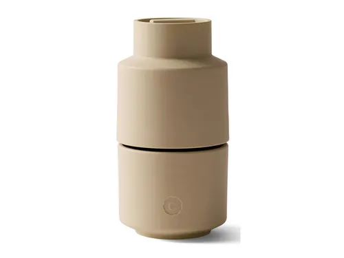 CrushGrind BILLUND 12cm Salz- und Pfeffermühle in beige von CrushGrind