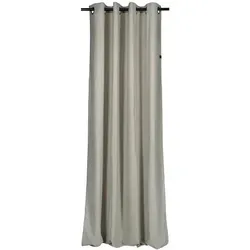 SCHÖNER WOHNEN Ösenschal grau - Ösenschal in elegantem Grau, aus hochwertigem Synthetik gefertigt. Ideal für stilvolle Fensterdekoration in jedem Raum.