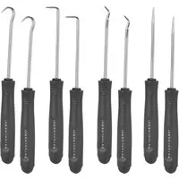 STAHLWERK Haken-Werkzeug-Set 8-tlg Haken-Satz Nadelhaken Dichtungshaken Pickset