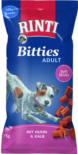 Rinti Bitties Hundesnack 75 g Huhn + Kalb
