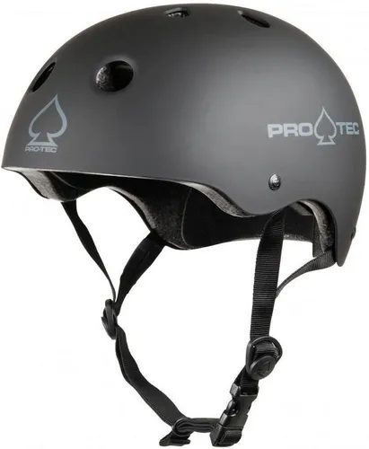Pro-Tec Helm Classic Cert 1921 XL Matte Black - Robuster Jethelm in Matte Black, Größe XL, ideal für stilbewusste Fahrer. Hergestellt aus strapazierfähigem Polyester für optimalen Tragekomfort.