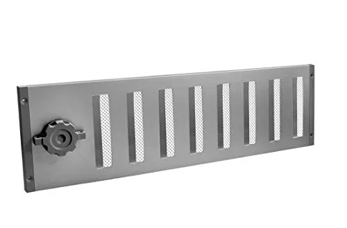 Lüftungsgitter LG 5015 SAA – Alu Eloxiert 500 x 150 mm - Abzüge, Gitter & Belüftungen – Stufenlos regulierbares Abluftgitter aus eloxiertem Aluminium, ideal für Badezimmer und Feuchträume.