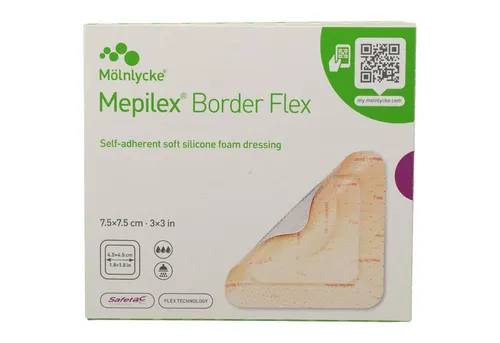 Mepilex Border Flex Schaumverband 7,5x7,5 cm