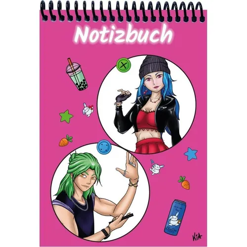 E & Z A 5 Notizbuch Manga Quinn und Enora, pi (A5, Kariert) (40668308)