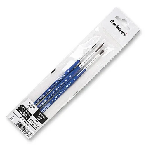 da vinci 3505, 3er Startset Synthetikpinsel 1,92€/Stück von Da Vinci