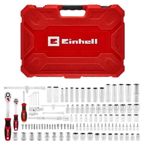 Einhell Stecknuss- und Ratschen-Set, 110-tlg.
