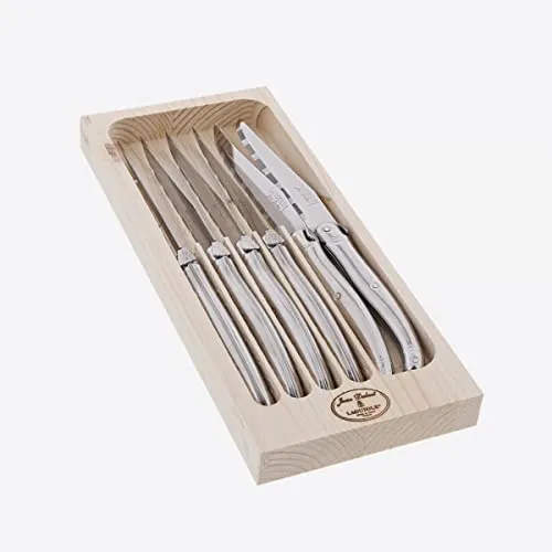 Laguiole Jean Dubost 97600 Steakmesser Set, 6 Stück