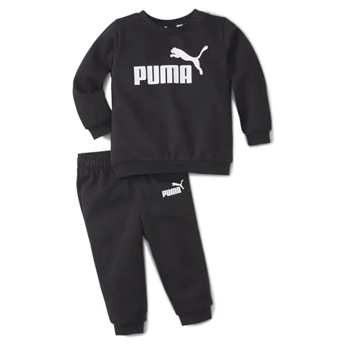 PUMA Minicats ESS Crew Jogger FL, Cotton Black, 98 in schwarz von PUMA