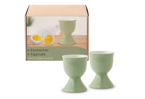 matches21 HOME & HOBBY Eierbecher, (4-tlg), Spülmaschinenfeste Eierhalter für Frühstückstisch