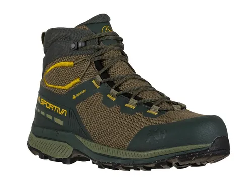 La Sportiva TX Hike Mid GTX Herren Wanderschuh - Wasserdichter Fast-Hiking-Schuh aus umweltfreundlichen Materialien, mit GORE-TEX Extended Comfort für maximalen Tragekomfort und Atmungsaktivität.
