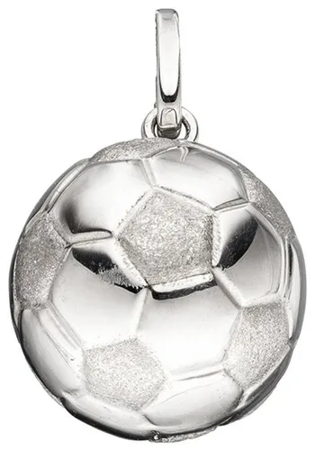 JOBO Kettenanhänger Anhänger Fußball, 925 Silber von JOBO