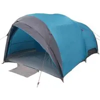 vidaXL Tunnelzelt 410 x 285 x 198 cm - Geräumiges Campingzelt mit wasserabweisendem Stoff, ideal für Familienabenteuer in der Natur. Einfacher Aufbau und modernes Design für maximalen Komfort beim Campen.