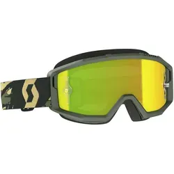 SCOTT Primal Goggle camo kaki/yellow chrome works - Sportbrillen für Off-Road-Fahrer, ideal für kleinere Gesichter mit NoFogTM-Beschichtung gegen Beschlagen und zweilagiger Gesichtsauflage für optimalen Komfort.
