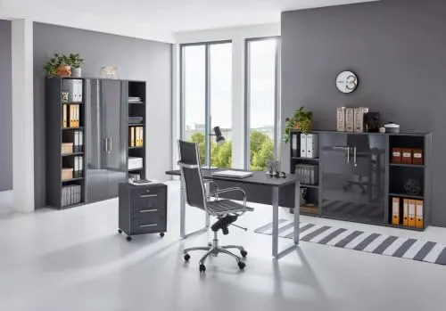 Arbeitszimmer Komplett-Set Office Edition Anthrazit