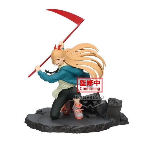 Banpresto BP89543P Power Chainsaw Man Vibration Stars Figur - Actionfigur von Chainsaw Man, 12 cm groß und detailreich, perfekt für Sammler und Fans der Serie.