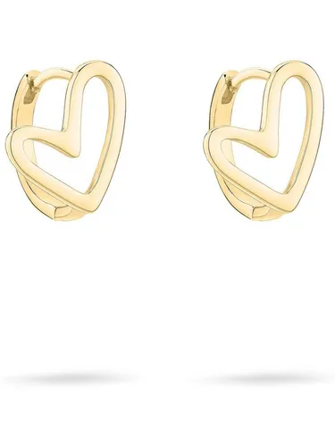 Tamaris Creolen aus Edelstahl - Edelstahl Creolen mit IP-gold Beschichtung und sicherem Steckverschluss, ideal für einen eleganten Look bei jedem Anlass.