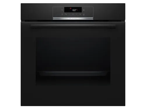 Bosch Serie 4 HBA571BB3 Einbau-Backofen, 60 x 60 cm - Schwarz - Backofen mit AutoPilot 10 für perfektes Kochen. Die Pyrolyse-Selbstreinigung sorgt für mühelose Reinigung. 3D-Heißluft ermöglicht gleichzeitiges Backen auf 3 Ebenen. Ideal für moderne Küchen.