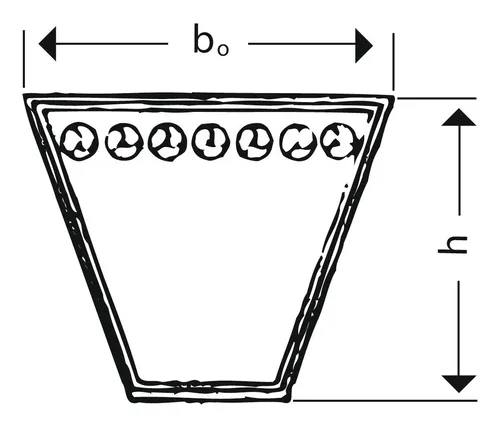 Produktbild Tecnamic Schmalkeilriemen Strongbelt Maximum XPA 1320