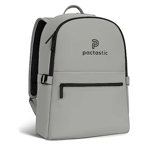 Pactastic großer Daypack mit Laptopfach - Tagesrucksack aus wasserabweisendem, veganem Tech-Material, ultra leicht mit nur 710 Gramm und ergonomischem Design für maximalen Tragekomfort.