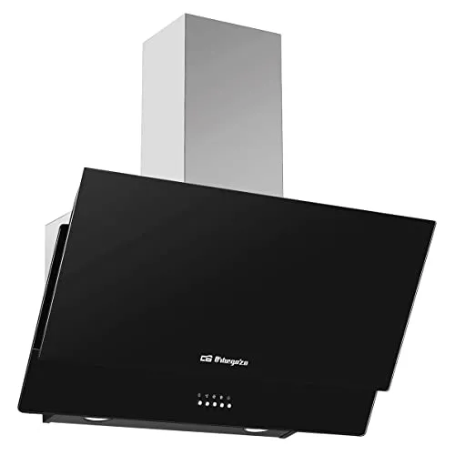 Orbegozo DS 74170 N montiert Wand schwarz, Edelstahl 378.6 M³/h – Hauben (378,6 M³/h, führt, 57 dB, 69 dB, montiert Wand, Schwarz, Edelstahl)