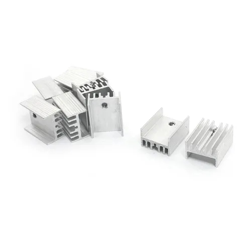 10Pcs 20mm x 15mm x 10mm Aluminium M3 Heatsink Cooler Fin M3 for Transistor