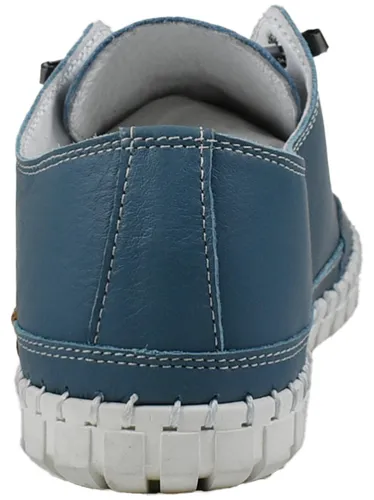 Gemini Damen Schnürschuh Leder Sneaker 395610-02, Mehrfarbig, Größe 39 EU - Eleganter Damen-Sneaker von Gemini aus hochwertigem Rindleder mit herausnehmbarer Innensohle. Komfortweite G bietet optimalen Tragekomfort für normale bis breitere Füße. Ideal für den täglichen Einsatz.