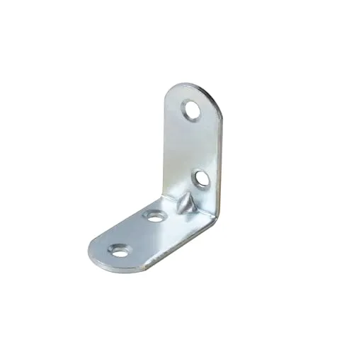 Alberts 837747 Stuhlwinkel | Hochwertige Halterung mit abgerundeten Enden - Robuster Stuhlwinkel aus galvanisch blau verzinktem Stahl, ideal für stabile Verbindungen. Mit 4 Löchern für einfache Montage – die perfekte Wahl für präzise Handwerksprojekte.