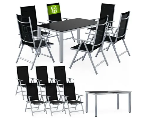 Casaria Garten-Essgruppe Bern (7-tlg)