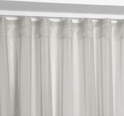 Beautex Gardine Transparente Gardine Dolly, wählbar mit Kräusel- und Ösen- Aufhängung (2 St), Ösen, transparent