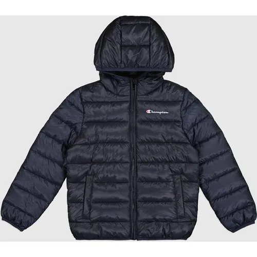 CHAMPION Kinder Jacke Hooded Jacket - Hochwertige Kapuzenjacke für Jungen, bietet optimale Bewegungsfreiheit und stylische Logo-Details für einen modernen Look.