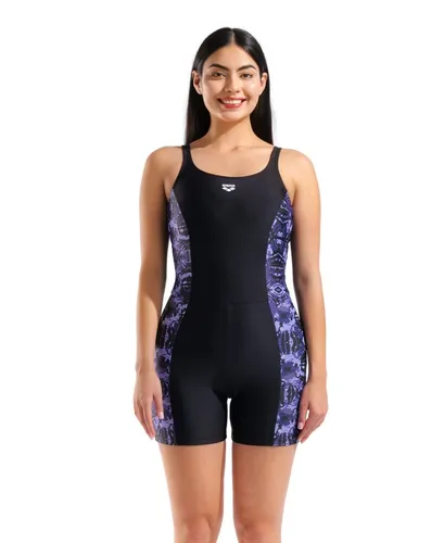 Arena Damen Badeanzug Slimkini mit langem Bein - Der Arena Damen Badeanzug Slimkini überzeugt mit sportlichem Design und UV-Schutz. Ideal für Schwimmen und Freizeit, trocknet er schnell und bietet optimalen Komfort durch integrierten BH und flexibles Material.