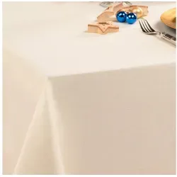 Beautex Tischdecke Lurex Tischdecke Weihnachten, Silber Gold glänzend, Weihnachtstisch (1-tlg) goldfarben 130 cm x 160 cm