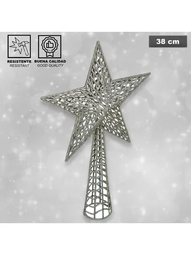 WellHome Christbaumspitze in Silber in silber von WellHome