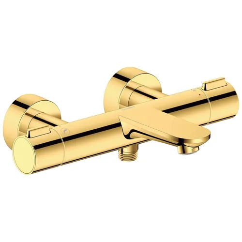 Duravit Wave Wannenthermostat Aufputz, gold poliert von Duravit