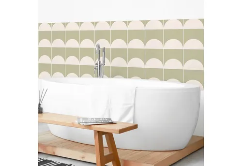 Wand- & Deckenfliesen Grün von Bilderdepot24