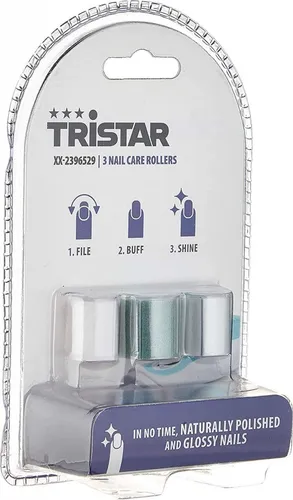Tristar XX-2396529 3 Nagelpflegewalzen, 6 g, 3 Kopf/Köpfe