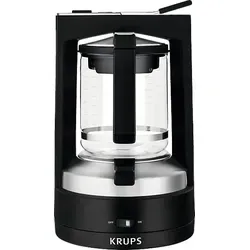 Krups KM4689 Filterkaffeemaschine T8 - 850 Watt, 8-12 Tassen, elegante Edelstahl-Optik, mit Dauerfilter und automatischer Abschaltung für einfachen Kaffeegenuss