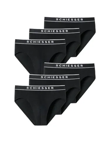 Schiesser Rioslip 95/5 Organic Cotton (6-St) brazilslip unterhose unterwäsche