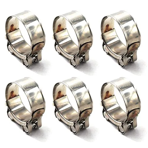 20-22mm Schlauchschellen Edelstahl 304 Rohrschelle (6 Stück)