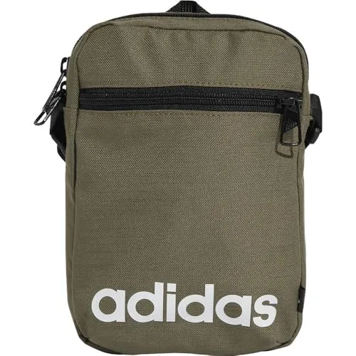 adidas Unisex Essentials Organizer, Olive strata/White, One Size