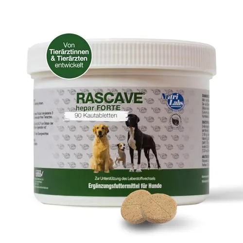 Rascave hepar forte Kautabletten für Hunde 90 St von NutriLabs