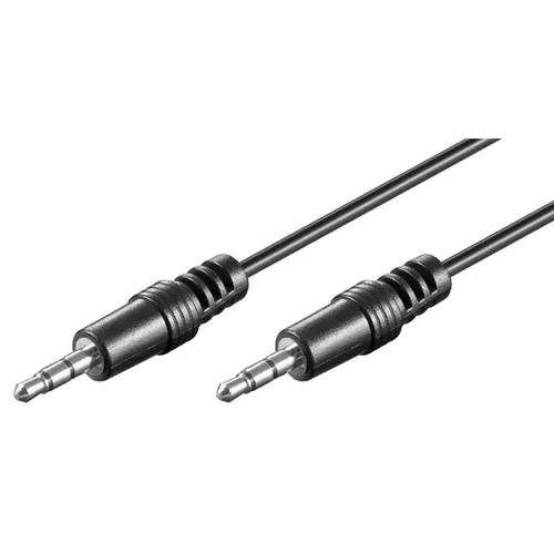 Produktbild Audio-Verbindungskabel 5m beidseitig 3,5mm Klinkenstecker Stereo HQ 5,0m