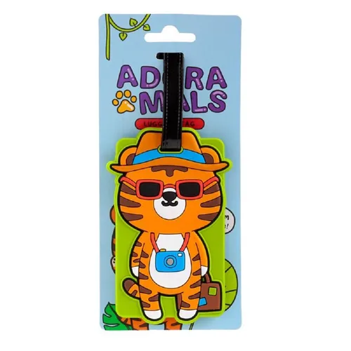 Gepäckanhänger Alfie the Tiger Kofferanhänger Namensschild Taschenanhänger