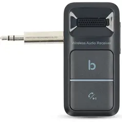 Nedis Bluetooth Audio-Empfänger AUX 3,5mm mit Freisprechfunktion - Sonstige Radios – Verwandeln Sie Ihr kabelgebundenes Audiosystem mit diesem kompakten Bluetooth-Empfänger in eine kabellose Lösung mit bis zu 16 Stunden Akkulaufzeit und Freisprechfunktion.