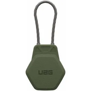 UAG Urban Armor Gear Civilian Schlüsselanhänger Case für Apple AirTag - Olive Drab - Apple iPhone Zubehör, robustes und stylisches Design für optimalen Schutz Ihres AirTags, ideal für unterwegs.