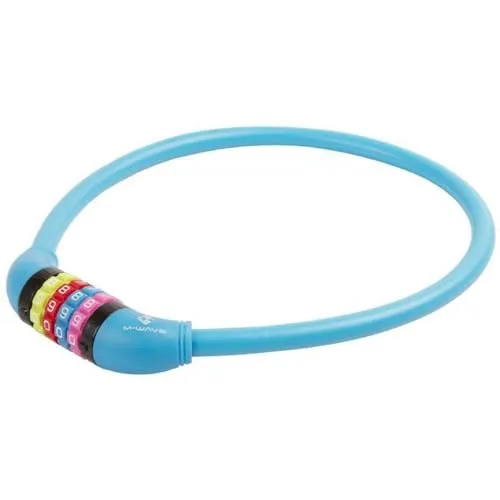 M-Wave Kabelschloss DS 12.6, 5 S, blau, One Size, 12310541
