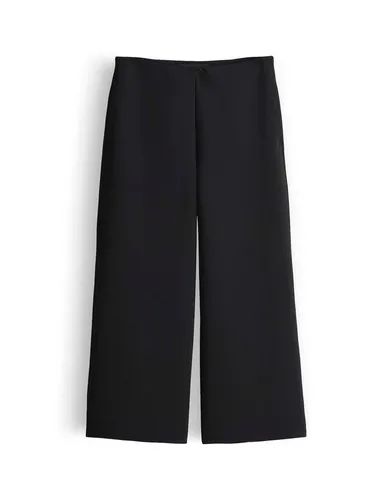 someday Damen Culotte | CURILO Ease Wide Culotte aus Scuba Sweat in Schwarz, Größe 38 - Die someday Culotte vereint modernen Stil mit hochwertigem Scuba-Material. Ideal für einen lässigen Look, bietet sie Komfort und vielseitige Kombinationsmöglichkeiten für jeden Tag.